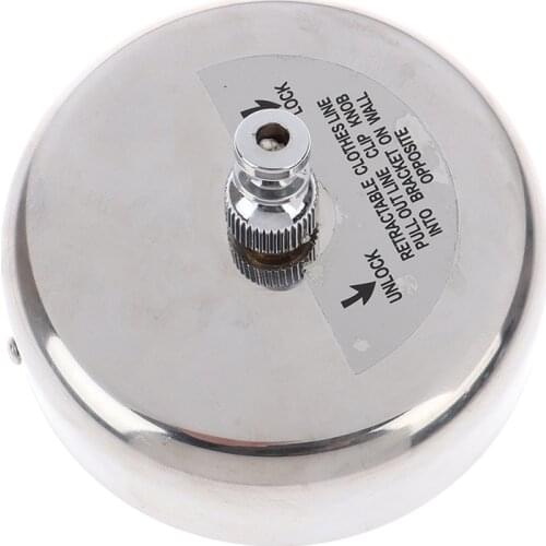 Stainless Steel 2.8m Wall Hanging Clothesline bedroom, bathroom, Hotel Retractable Clothesline Indoor Outdoor Hanger