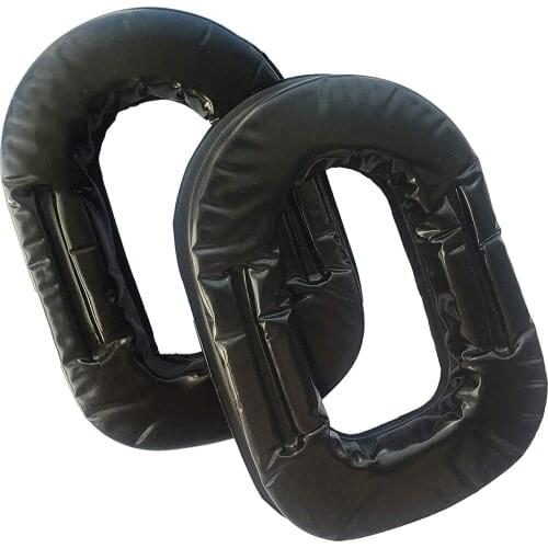 Special pie Gel Ear Pads, Shooting, Aviation, Racing, Safety Style Headsets not Include The Adhesive (Sold in Pair) (Black)