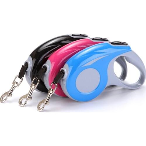 No Tangle Reflective Nylon Ribbon Retractable Dog Leash for Walking Small Medium Large Breed Dogs Automatic Extendable Pet Leads