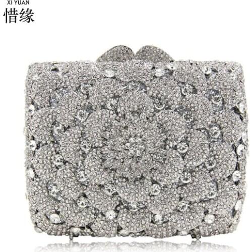 Женские серебристые клатчи XIYUAN China At AliExpress