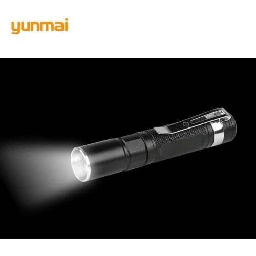 Yunmai 2021 Mini Usb LED Flashlight NEW Q5 Aluminum Work Light 2000LM Waterproof Lanterna 3 Modes Portable LED Torch Lamp