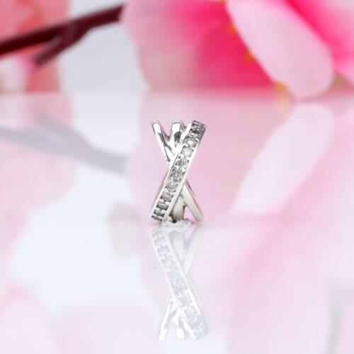 DoDoFly Hot Sale 925 Sterling Silver Planetary ring cubic spacer Fit Original Bracelet Women Jewelry Making Gift