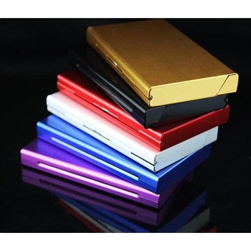 1Pc Tobacco Case Box Smoking Accessories Metal Men Gift Tobacco Holder Pocket Box Cigar Storage Container Women