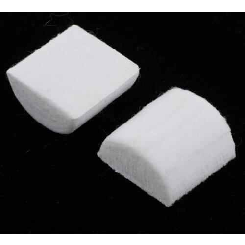 2 Pieces Wool Felt Dampening Pad Dampers Electric Drum Beater Heads