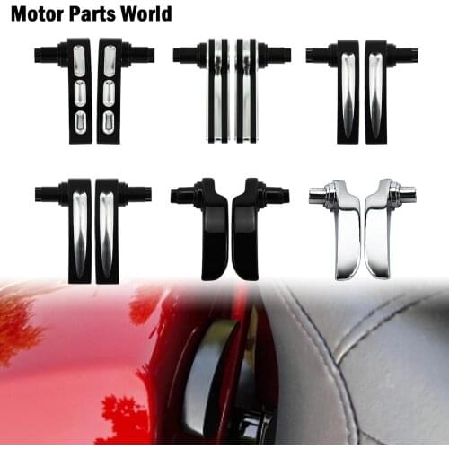 Motorcycle CNC Saddlebag Lid Lifter Billet Aluminum For Harley Touring Street Glide Road Glide FLTRX Road King FLHR 2014-2019