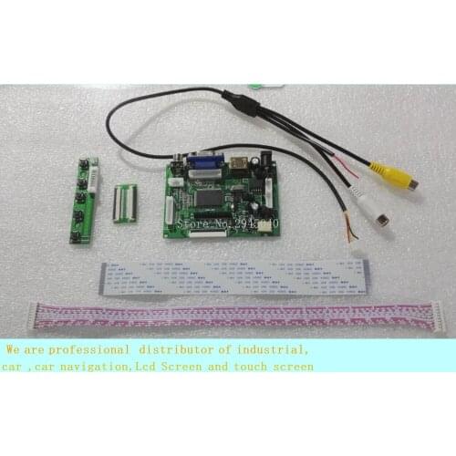 Free shipping Universal HDMI VGA 2AV 50PIN TTL LVDS Controller Board Module Monitor Kit for Raspberry PI LCD AT070TN92 tn90 94 P