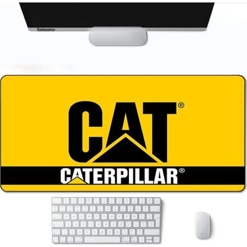 CAT Caterpillar Logo Mouse Pad Big Extended Computer Mat Game Mousepad Gamer Office Keyboard Pad Mause Pad Non-slip Waterproof