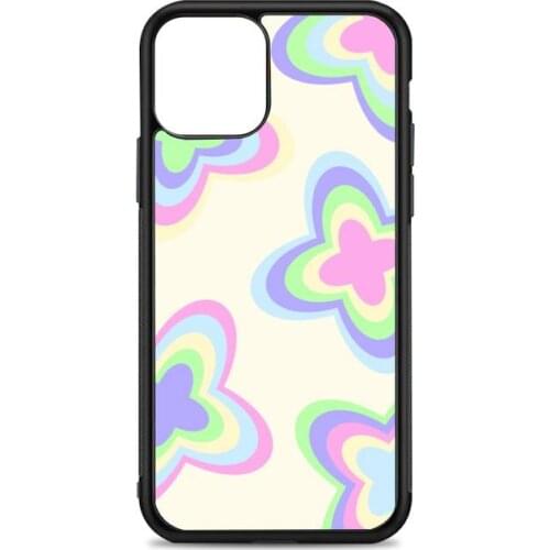 Butterfly Phone Case for iPhone 12 mini 11 pro XS Max X XR 6 7 8 plus SE20 High quality TPU silicon and Hard plastic cover