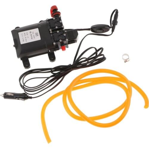 DC 12V Auto Wash High Pressure Double Head Diaphragm Water Pump