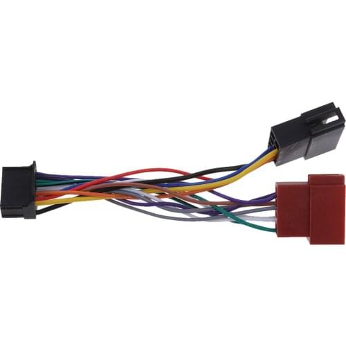 For Pioneer 2015 16Pin Car ISO Lead Wiring Loom Harness Cable