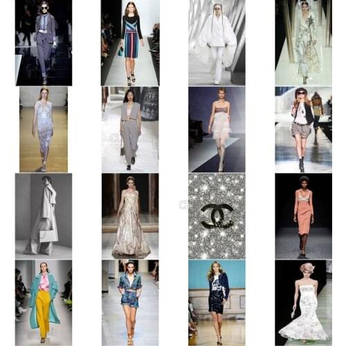 Figure Art Diamond Painting Senior Model Fashion Week Runway Show European and American Fashion Design Shop Wall Decoration