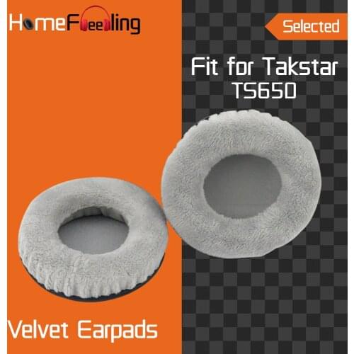 Homefeeling Earpads for Takstar TS650 Headphones Earpad Cushions Covers Velvet Ear Pad Replacement