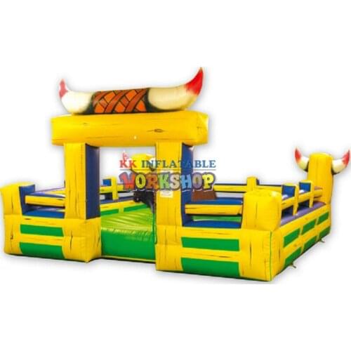 Crazy Spanish game inflatable rodeo mecanique for sale