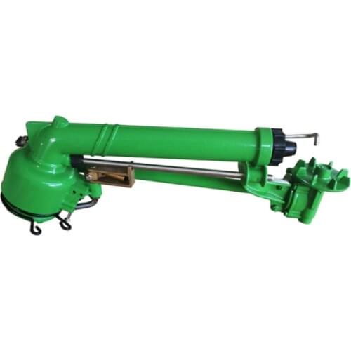 Farm irrigation 62meters long shoot radius 360 degree rotary Adjustable elevation vortex big rain gun 1.5" irrigation sprayer