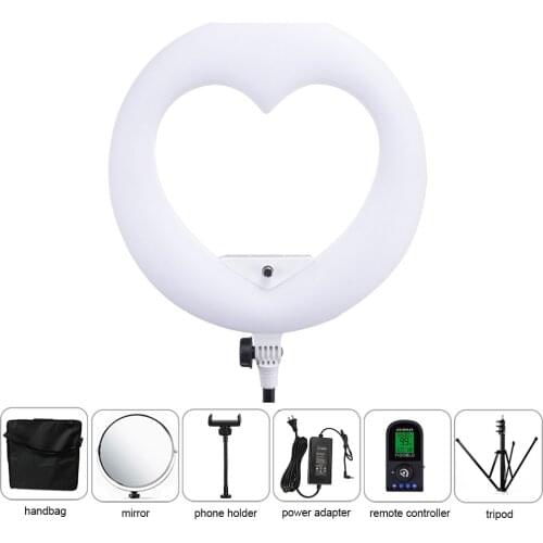 Ring Light Lamp 18inch with Tripod Yidoblo LV-960EII 96W Studio Photo Lamp 45cm Photography Lighting 3200K-5500K Bi-color