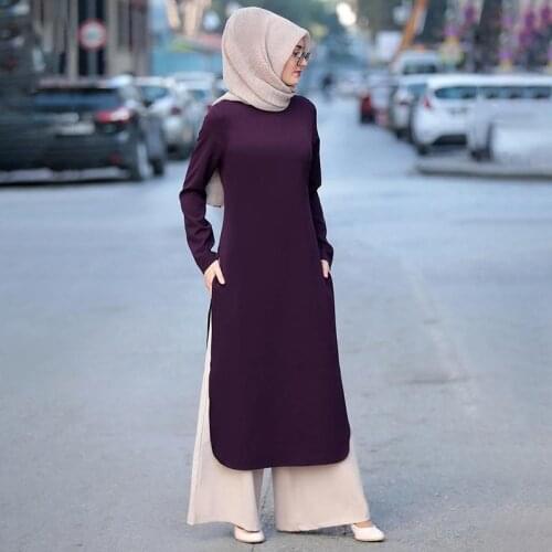 Muslim Suit Dubai Abaya Kaftan Dress Fashion Evening Dress Set Two-Piece Muslim Womens Robe Long Muslim Dress
