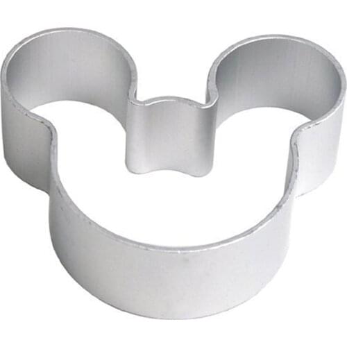 Mouse Stereoscopic Cookie Cutter Aluminum Alloy Biscuit Kitchen Baking Cake Fruit Knife Embossing Printing Tools
