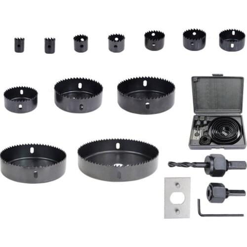 16PCS Whole Saw Kit Hole Saw Set 3/4Inch to 5Inch Hole Saw for Wood Plastic PVC and Drywall CNIM Hot
