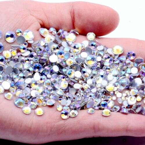 New Shiny Star Color Crystal Rhinestones For Nails Art Decoration SS3-SS30 Flatback Glue On Strass Stones DIY Crafts Garments