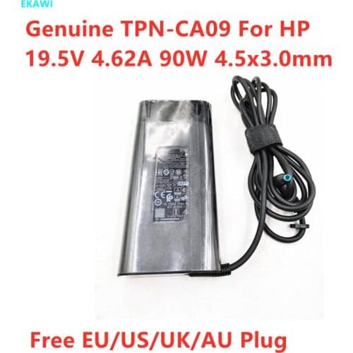 Genuine 19.5V 4.62A 90W TPN-CA09 937520-002 Power Supply AC Adapter For HP Spectre X360 Pavilion 15 Envy 17T-BW Laptop Charger