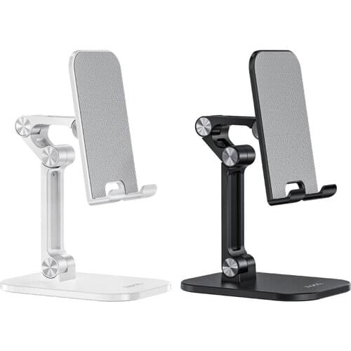PH34 Excelente Double Folding Desktop Stand 4.7-13 inch Mobile Phone Tablet Stand Foldable iPhone Samsung Xiaomi Huawei