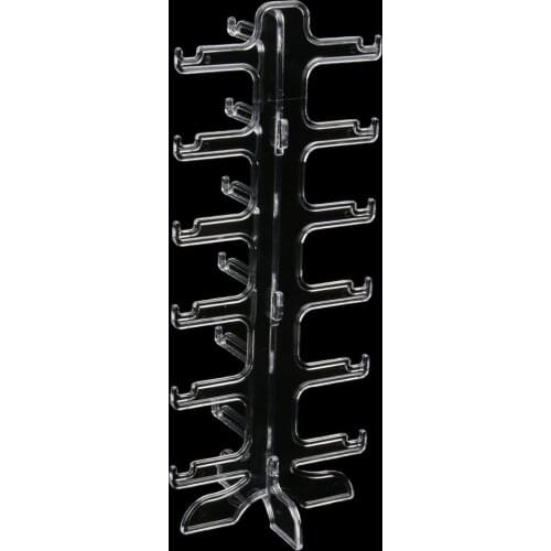 Clear Sunglasses Holder Rack Glasses Show Display Stand Organizer, Keeps your glasses neat, organized and easily accessible