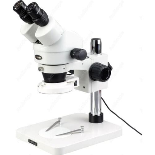 Dissecting Stereo Microscope--AmScope Supplies 7X-45X Zoom Power Inspection Dissecting Stereo Microscope with 144-LED Light