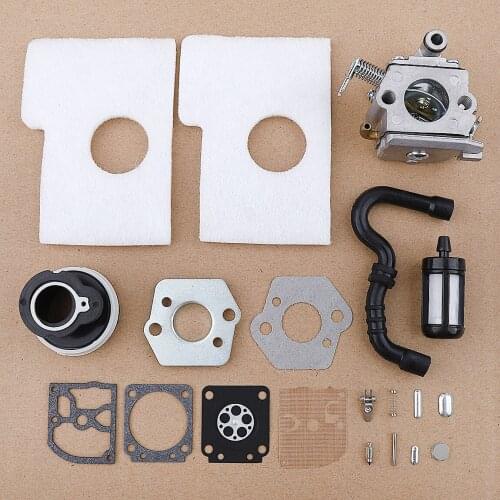 Carburetor Air Filter with Carb Diaphragm Repair Kit For Stihl 017 018 MS180 MS170 MS 180 170 Chainsaw