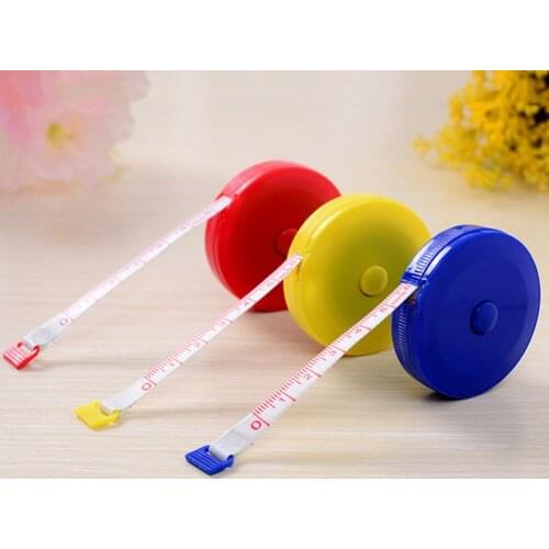3 Pcs 60Inch 1.5 Meter Retractable Tape Measure Medical Body Measurement Tailor Sewing Craft Cloth Dieting Woodwork Measuring