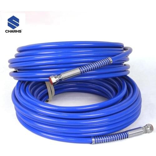 CHARHS 15m ,1/2NPS" high pressure hose feed pipe,spray paint hose,suitable for paint,latex,putty for airless spraying machine