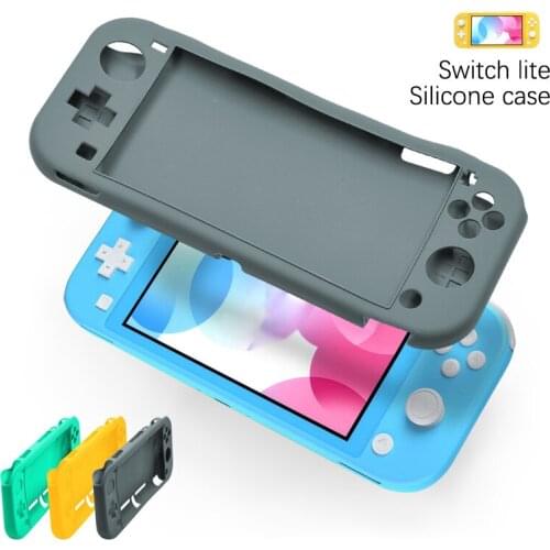 Hand Grip Silicone Protective Rubber Cover Shock-Absorption Anti-Scratch Non-Slip Case for Nintend Switch Lite Console & Joy-con