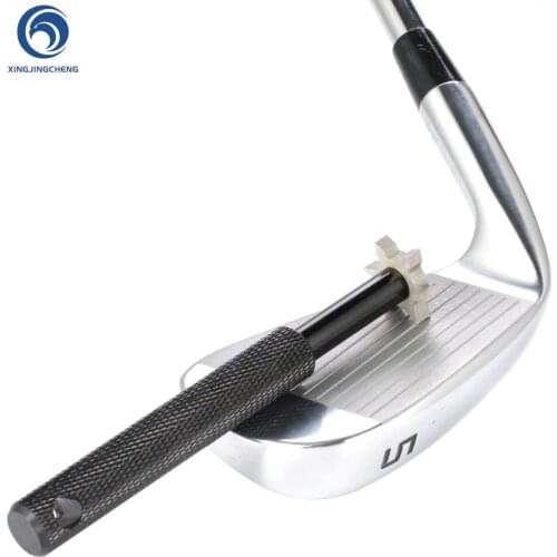 Golf Groove Sharpener with 6 Heads Golf Club Groove Sharpener Re-Grooving Tool and Cleaner for All Irons Pitching Sand Lob Gap
