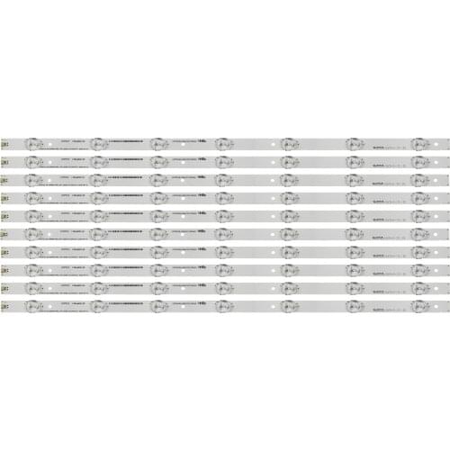 10pcs/set LED Backlight Strip 7 Lamps Hisense_55 HD550DU-B52_10X7_3030C_V0_20151012 For 55H8C 55K3300UW H55M3300 HD550M3U51-TA
