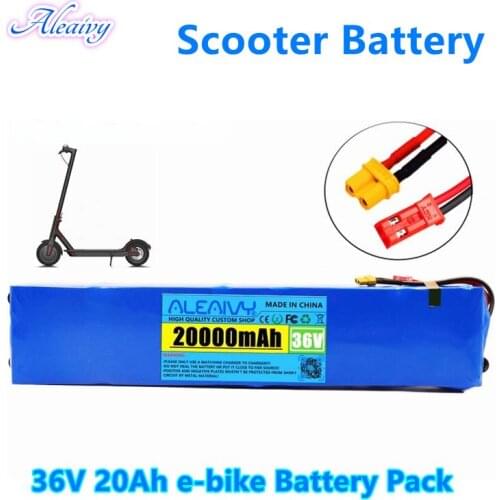 36v 20ah Rechargeable Battery for M365 Scooter 36V 20Ah e-bike Battery Pack with Built-in BMS 250W 350W 600W Extended Battery