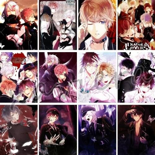 Xaviera 5D Diy Diamond Painting Anime Full Round Square Drill Embroidery DIABOLIK LOVERS Cross Stitch Kit Handmade Artworks Gift