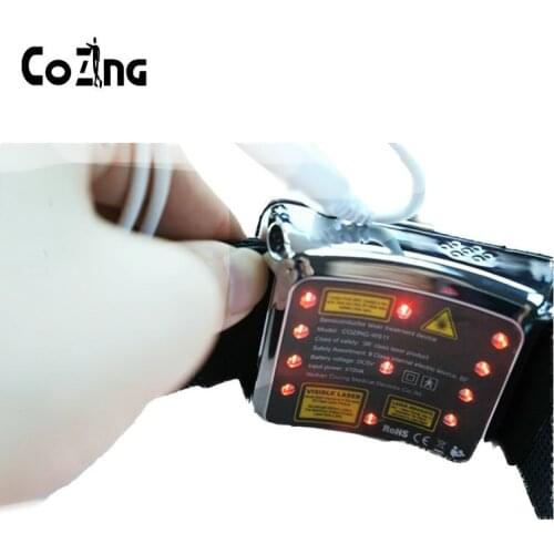 Automatic physical healthy laser treatment watch by 650nm