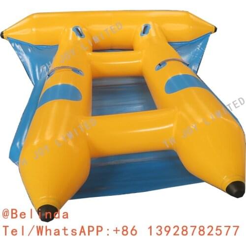 Free Shipping! 2 seats Inflatable Flying Fish Boat Inflatable Surfing Banana Boat For Sale