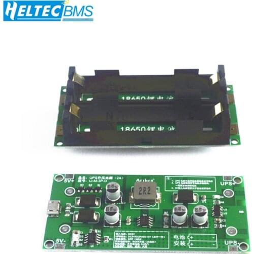 DC-DC Charging Step Up Booster Module UPS Uninterruptible Power Supply DC 5V to 5V 9V 12V for 18650 Lithium Battery UPS Charger