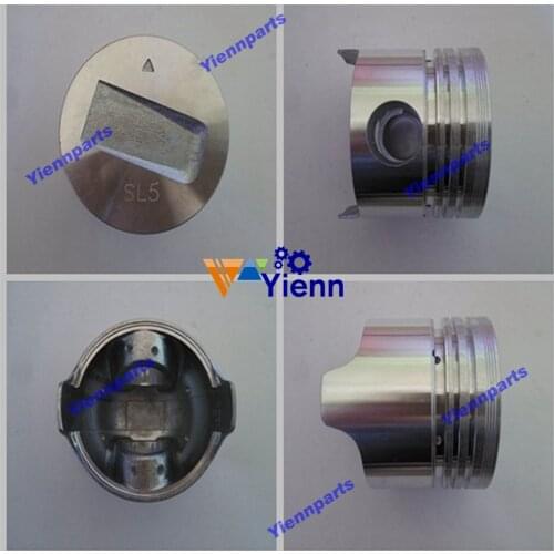 For Mitsubishi S3L2 Piston and Ring Gasket Set Bearing Set+0.25 Water Pump Fit TYM T233 T273 T303 T353 Tractors Diesel Engine