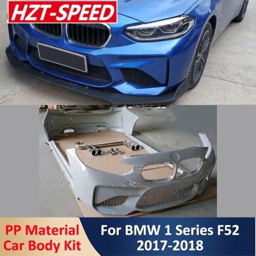 F52 Modify M5 MT Type Car Body Kit PP Unpainted Front Bumper Side Skirts Rear Bumper LiP For BMW 1 Series F52 118i 120i 125i