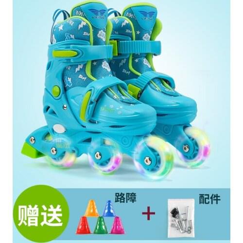 KKA New arrived Boy firl 15-24CM Carefree running arrows step size adjustable skating sport shoes
