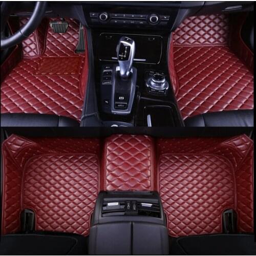 Custom car floor Foot mats For infiniti qx50 ex qx70 fx qx60 fx37 qx56 q50 q60 Double foot mats car accessories