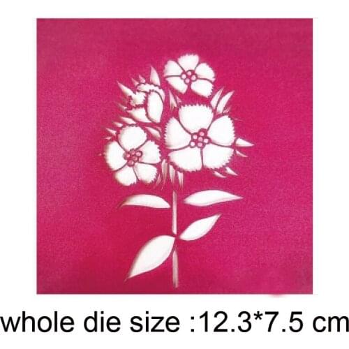 Floral Leaf 123*75mm Metal Cutting Dies 2020 new arrival craft Stencil For DIY Scrapbooking Paper/photo Cards Embossing Dies