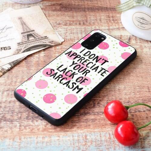 For Samsung Galaxy Lack of sarcasm Soft TPU border Samsung Galaxy Case