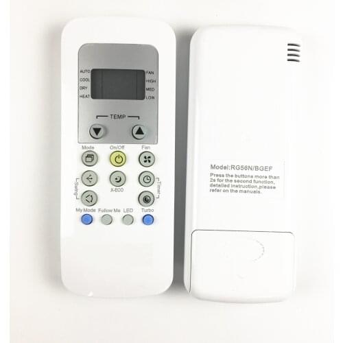 NEW For Carrier RG56N/BGEF Air Conditioner Remote Control
