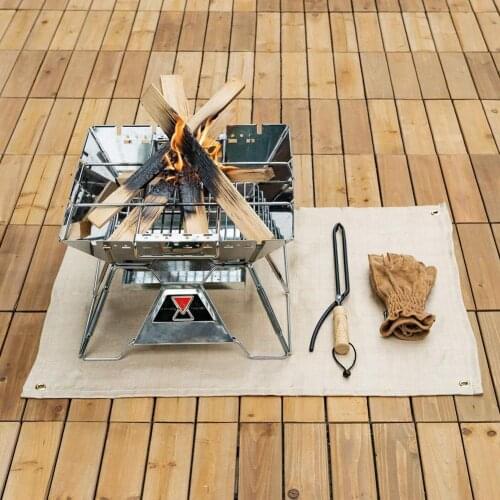 Fire Blanket Fire Blanket Insulation Pad Outdoor Barbecue Protective Pad High Temperature Resistant Flame Retardant Cloth