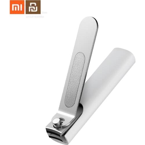 Original xiaomi mijia stainless steel nail clipper pedicure care nail clippers with splash cover professional file smart home