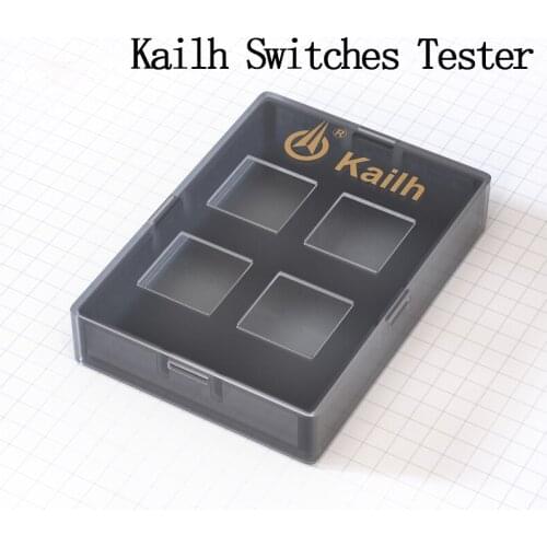 Kailh switches 4 keys tester 2X2 Testing Tool with Dark grey PC base for MX mechanical switches