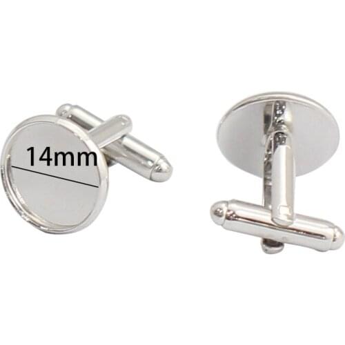 Beadsnice 14/16mm Blank Cufflink Base Bezel Setting Jewelry Making Accessories 23653