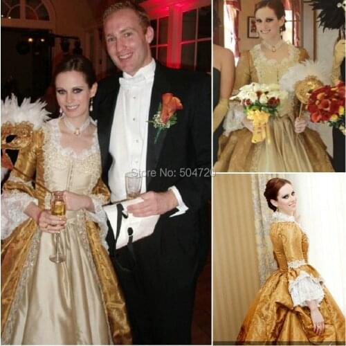 R-014 Victorian Gothic/Civil War Southern Belle loose Ball Gown Dress Halloween Vintage dresses Custom made